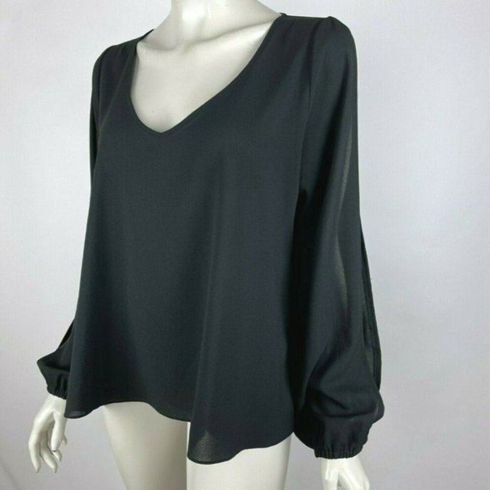 Lovers‎ + Friends Cut out Long Sleeve Blouse Top - Picture 2 of 11